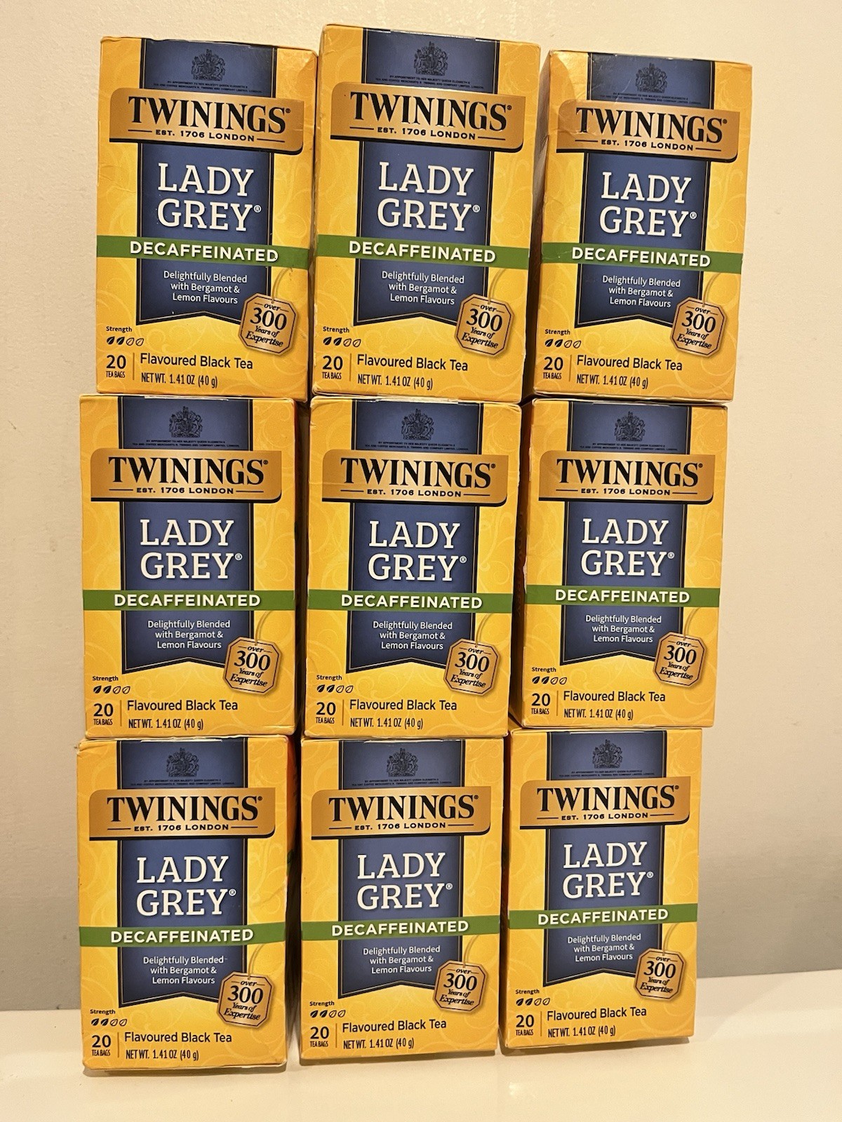 Twinings Lady Grey Decaffeinated Black Tea (180 Tea Bags) Exp 12/2026& Some 2027