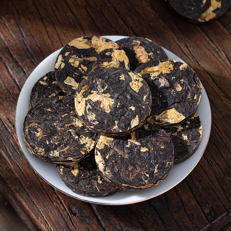 500g New Tea 2024 Jasmine Black Tea Tea Cake Mount Wuyi Souchong Black Tea