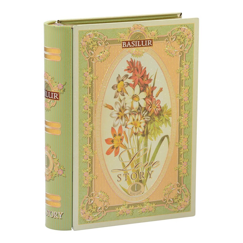 Basilur Love Story Tea Book Collection, 100g (3.52oz) – USA Stock
