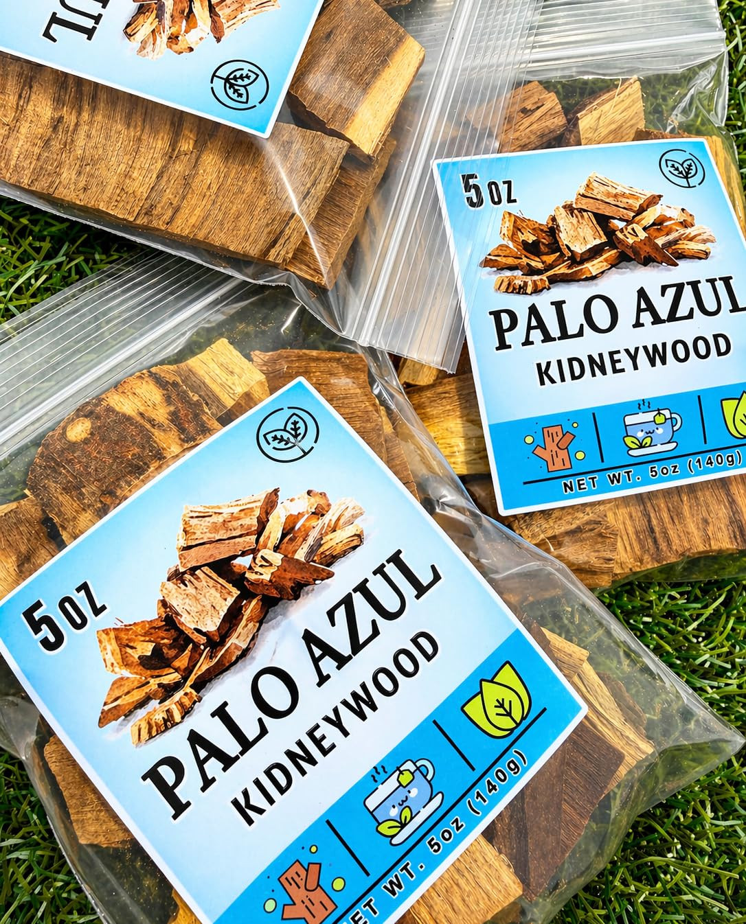 Palo Azul Tea 5 oz (142g) – Kidneywood Herbal Tea Chunks (Eysenhardtia polystach