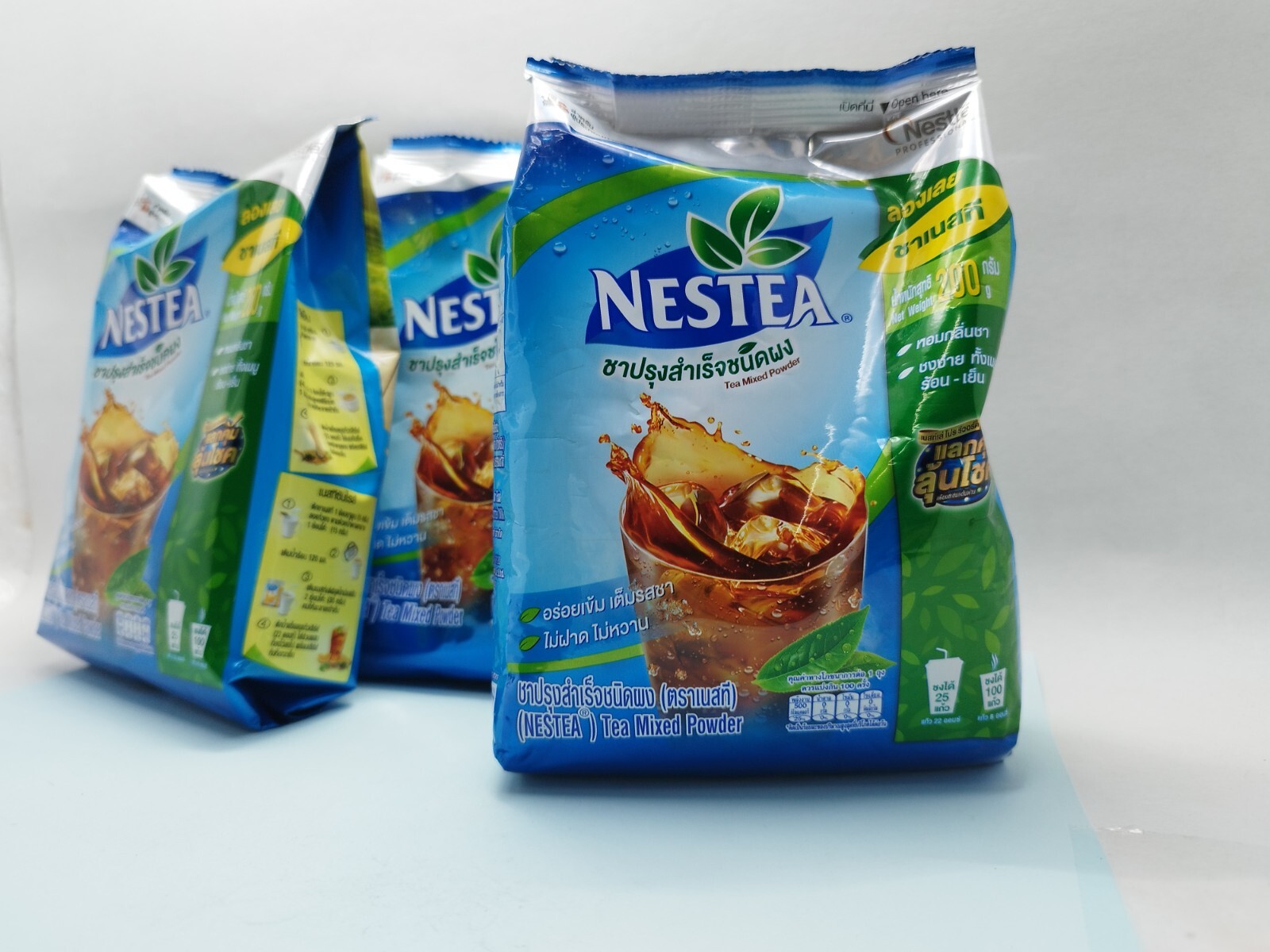 TeaMix Nestea Unsweetened Instant Nestle Instant Powder No Sugar 3×200 Grams