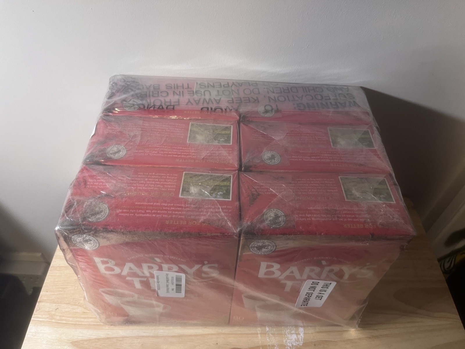 Barry’s Tea Gold Blend 80 Bags • Sealed 6-Pack Brick • Imported from Ireland