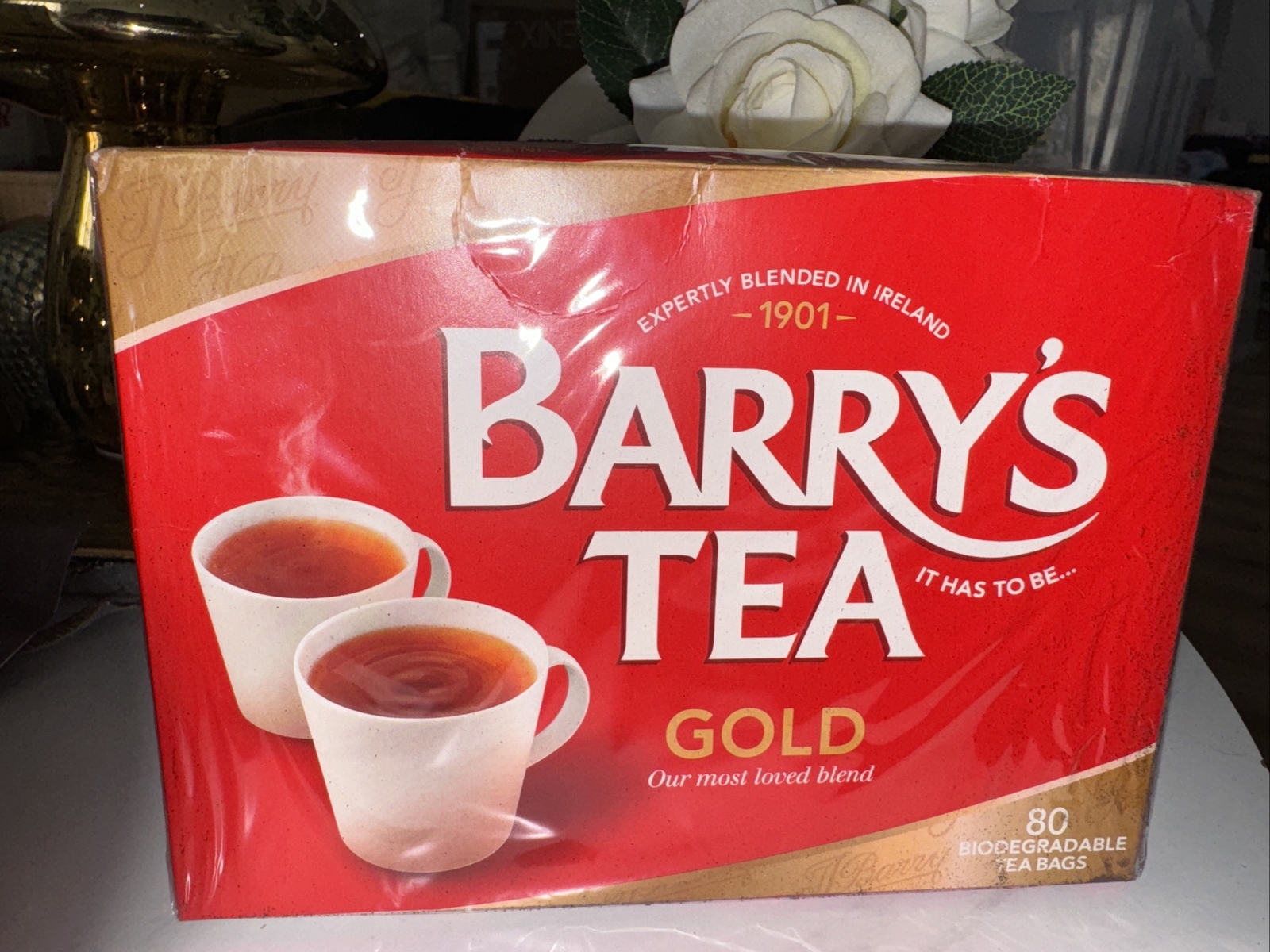 Barry’s Tea Gold Blend irish, 80 Count ,New