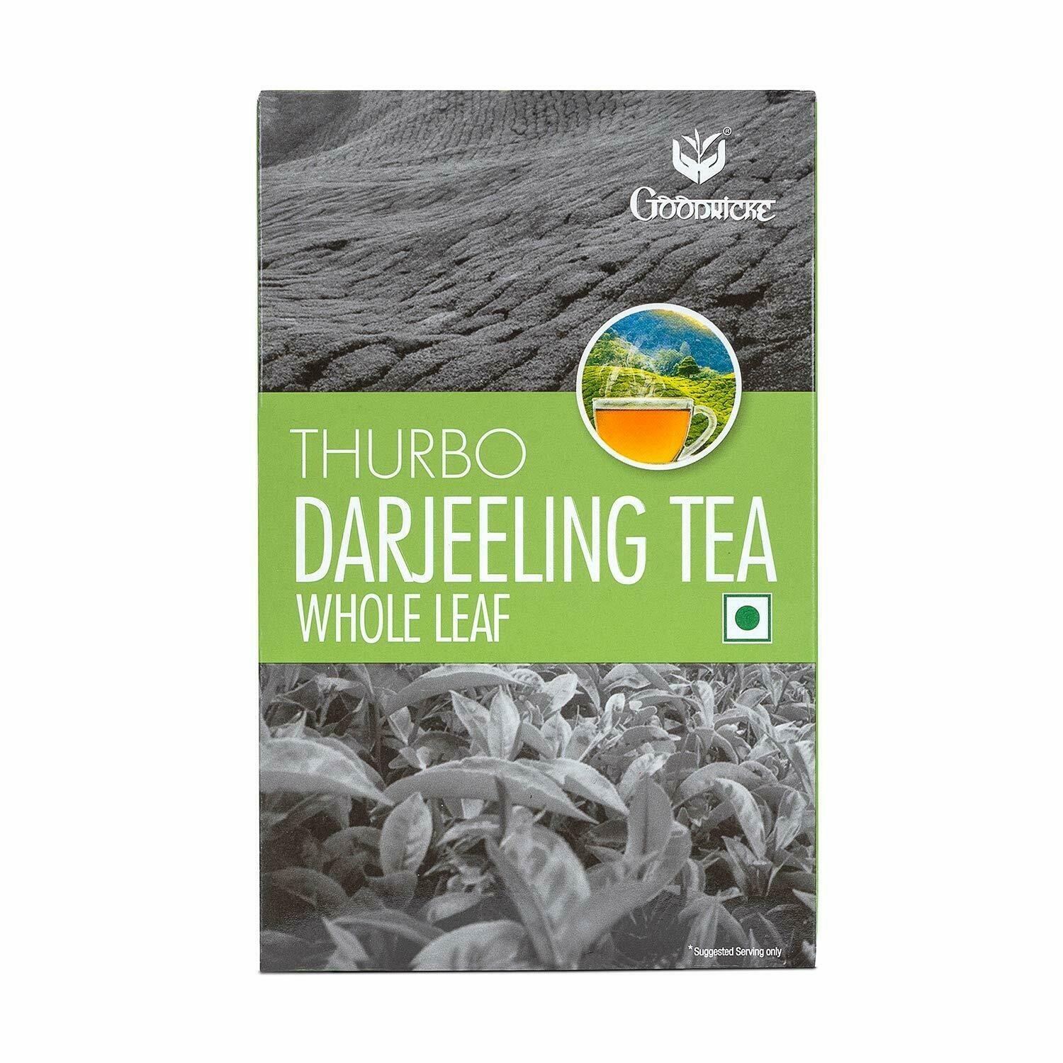 GOODRICKE Thurbo Darjeeling Tea 250 g Premium Black Loose Leaves Tea Rich Taste