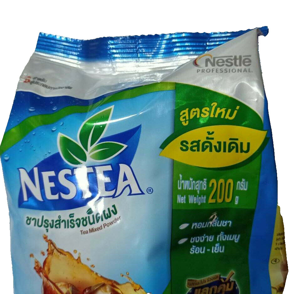 NESTEA Unsweetened Black Tea Powder Pack of 2 | 400g Instant Pure Keto Drink