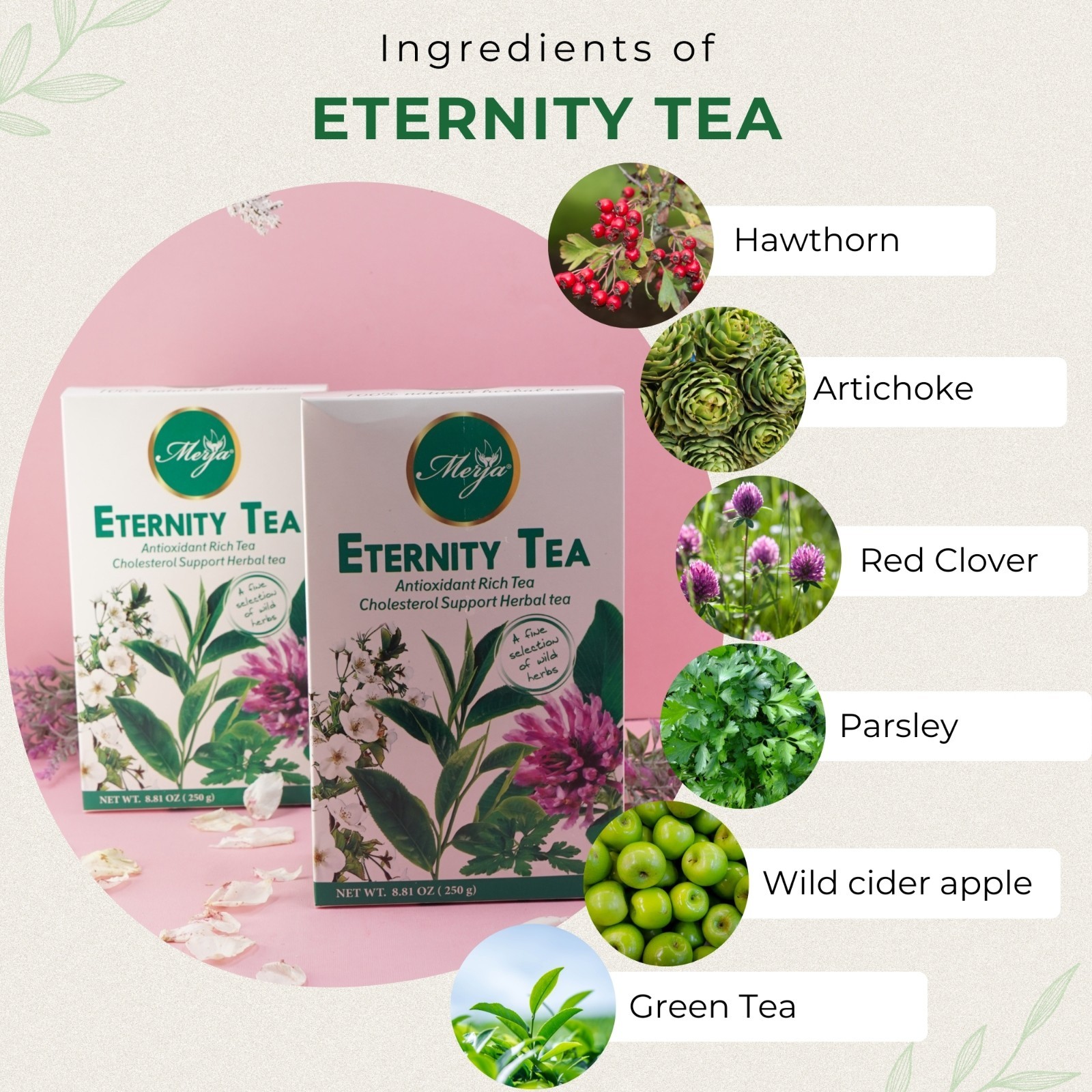 Eternity Tea – Cholesterol Support Tea – Loose Tea – 100% Natural Tea