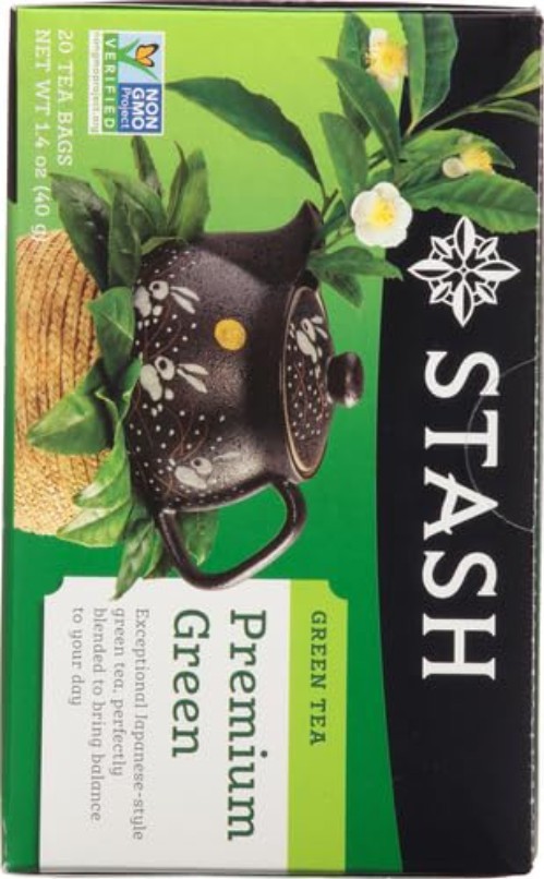 Delightful Green Tea – 20 Gluten-Free Tea Bags for Instant Enjoyment