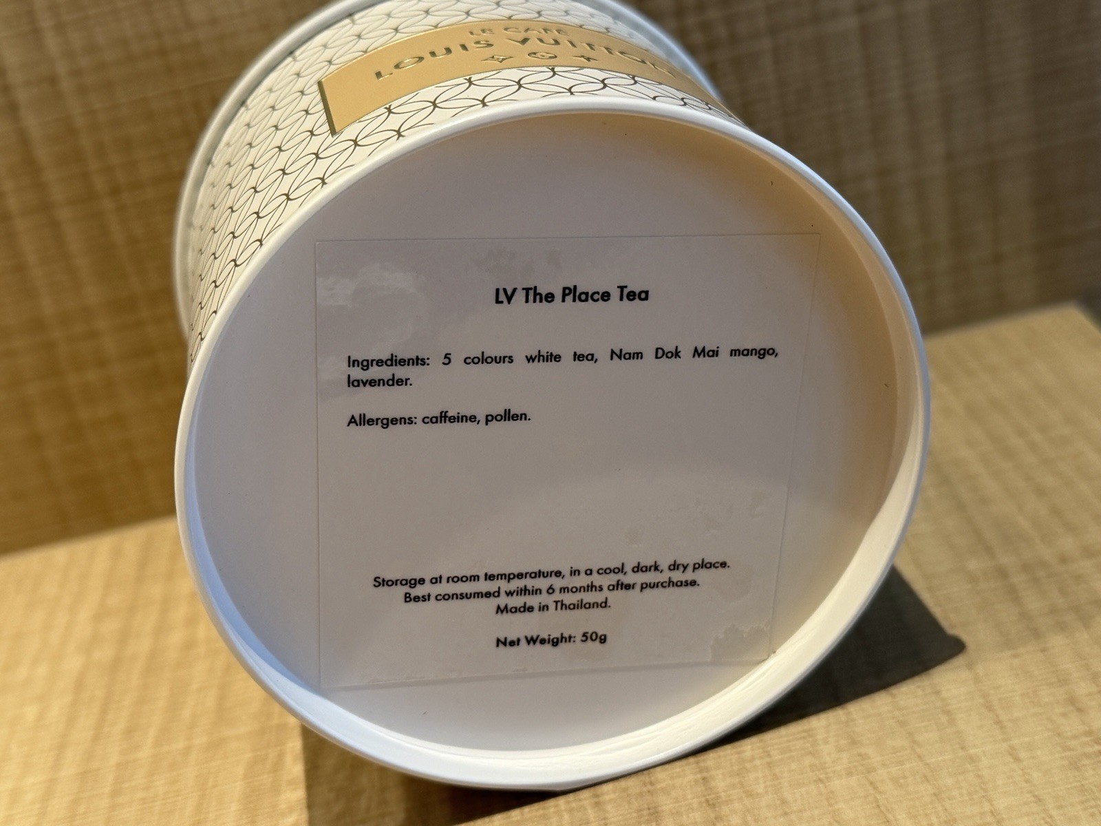 Louis Vuitton Le Cafe Bangkok LV The Place Tea Brand New Fresh. Collectible