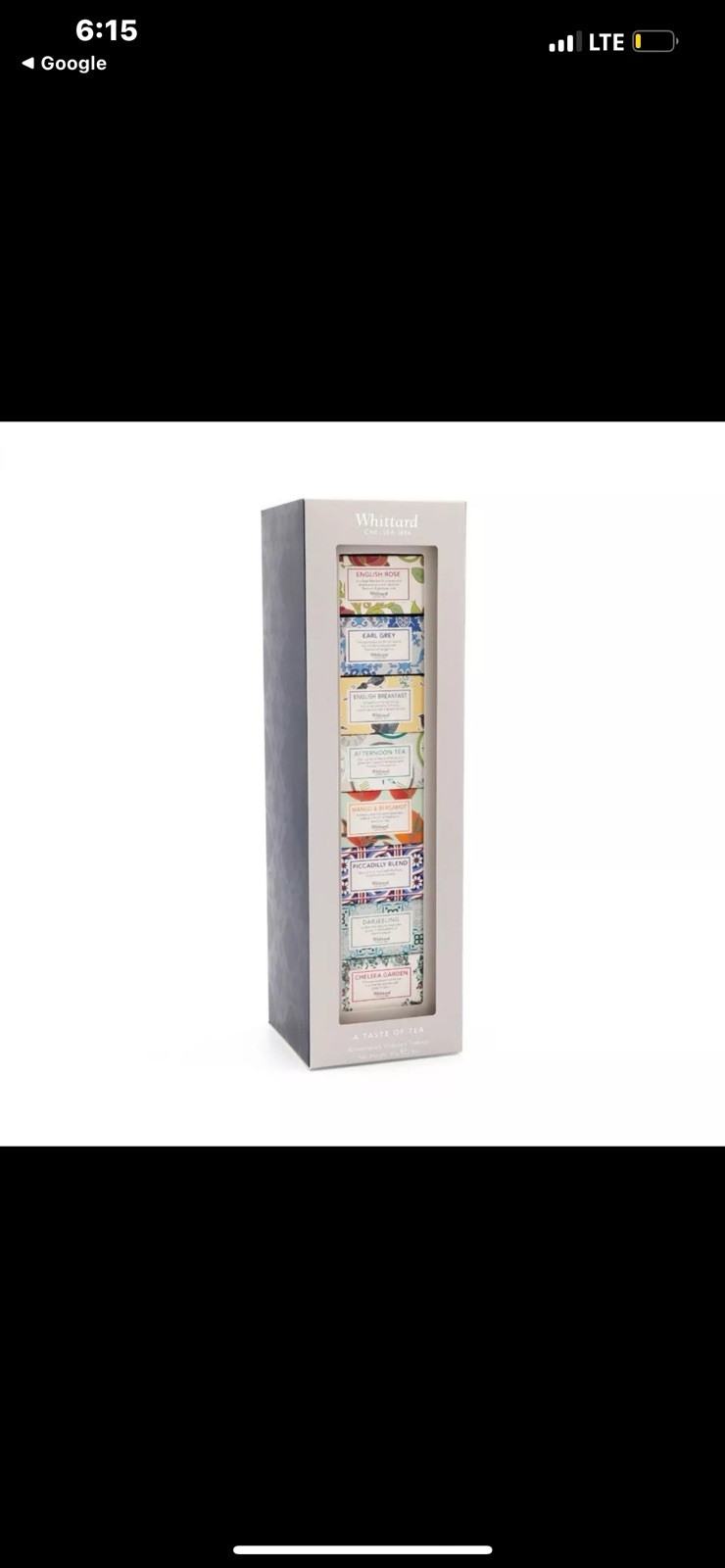 Whittard Chelsea 1886 Taste of Tea Gift Set