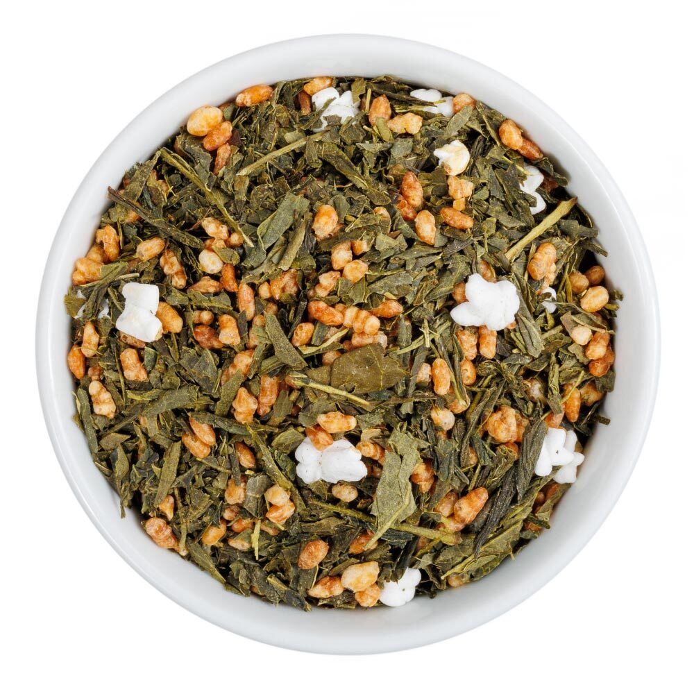 Genmaicha Green Tea – Organic Japanese Loose Leaf – Fusion Teas