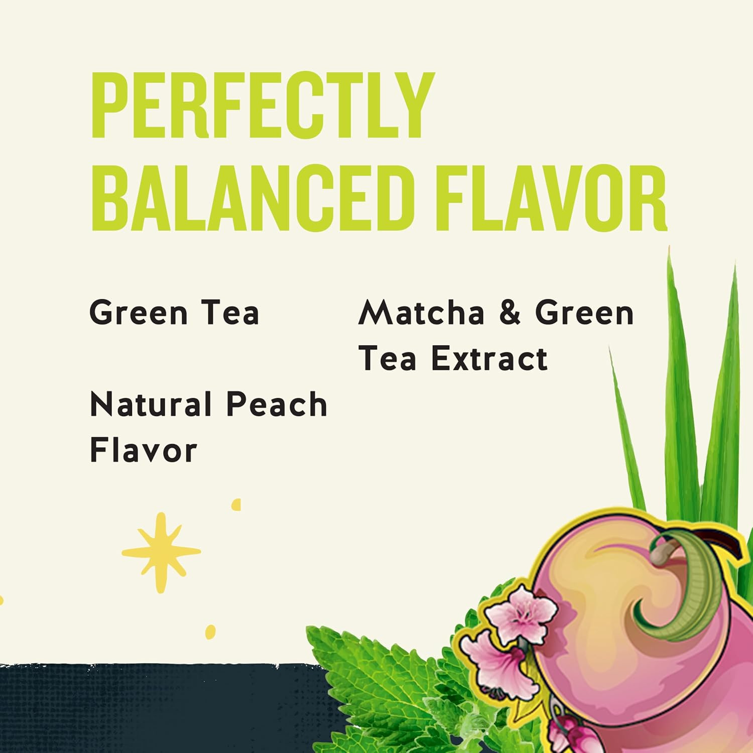 Energy Green Tea, Caffeinated, 12 Tea Bags Box (Pack of 6)