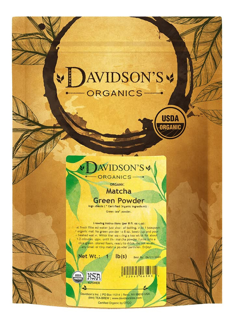 Tea Bulk, Decaf Green, 16-Ounce Bag