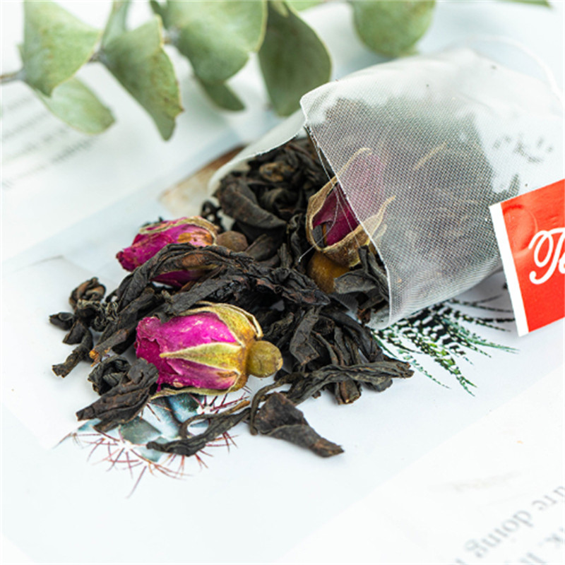 Rose Oolong Tea 12Pcs/Set 120g Pyramid Packing Organic Health Flower Tea