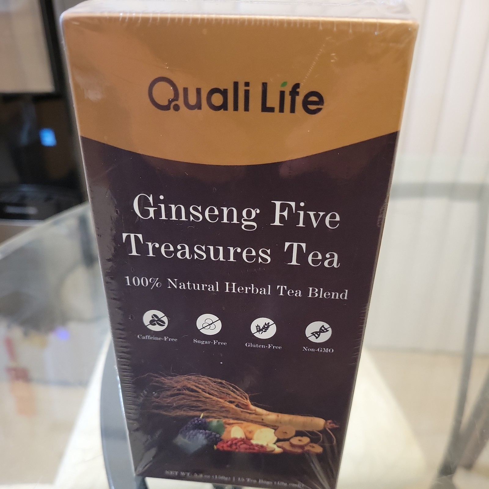 Ginseng Herbal Tea Bags – Traditional Chinese Blend with 7 Natural Ingredients.