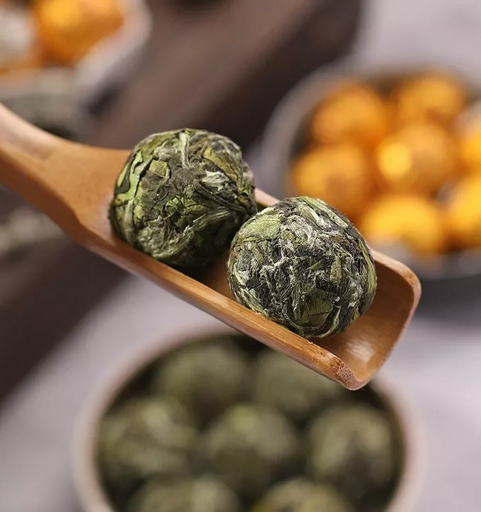 500g Mini pearl bai mu dan white cake,China white tea balls,china Pai Mu Tan tee