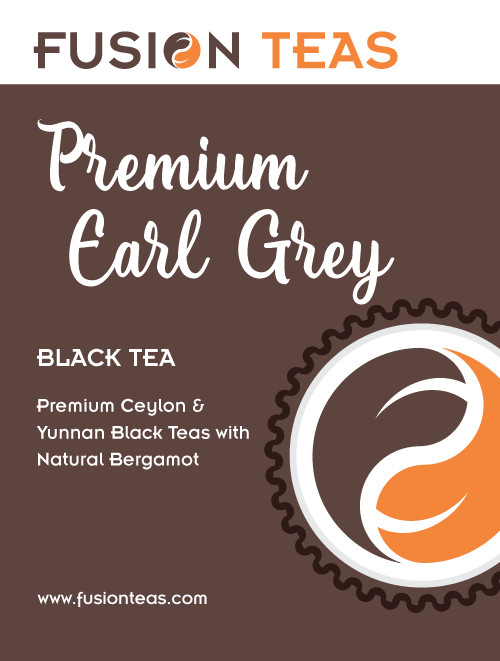Premium Earl Grey Black Tea – Authentic Loose Leaf – Fusion Teas