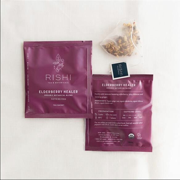 Rishi Tea Elderberry Healer Tea – 15 sachets