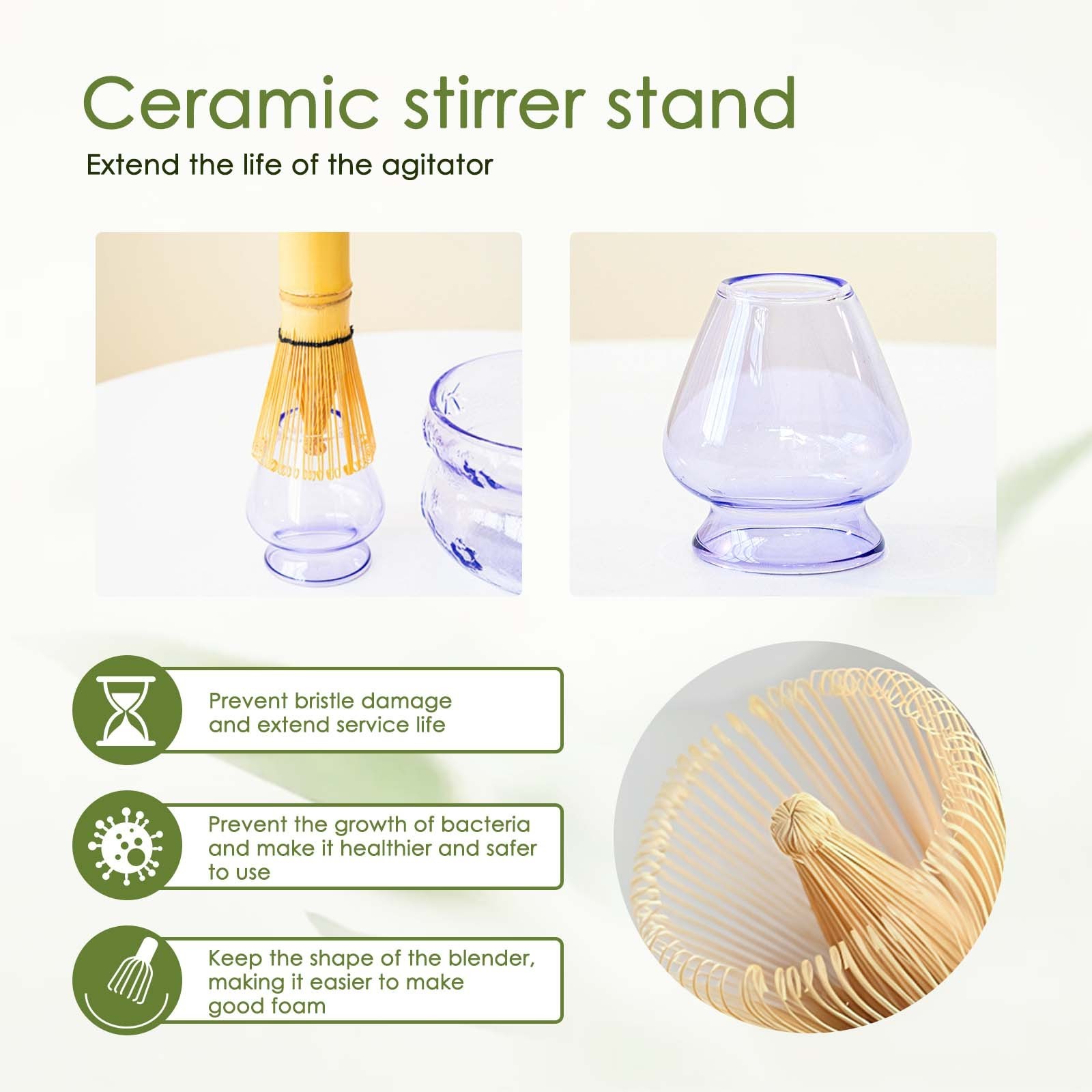 7Pcs Japanese Matcha Set Matcha Bowl with Pouring Spout Matcha Whisk Tea Scoop