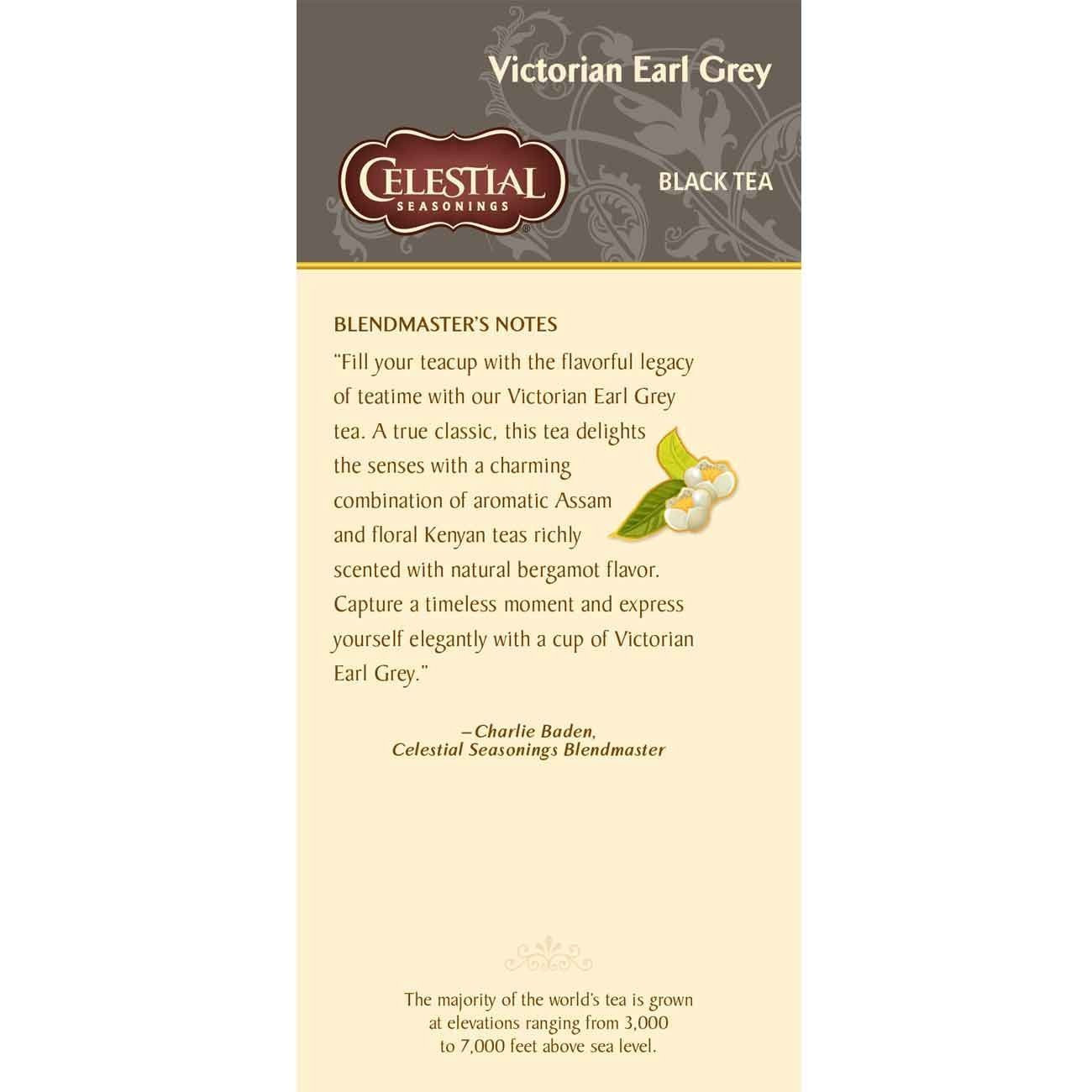 Victorian Earl Grey Black Tea 25 Tea Bags