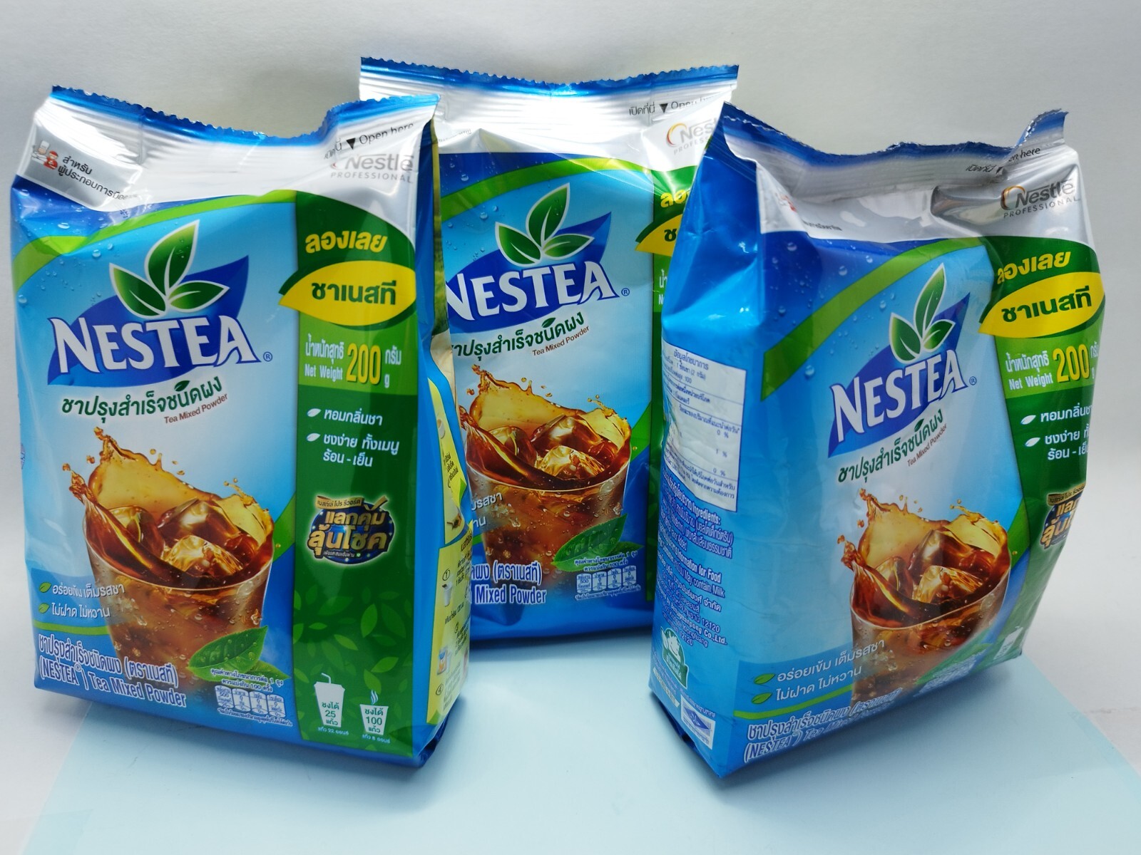 TeaMix Nestea Unsweetened Instant Nestle Instant Powder No Sugar 3×200 Grams