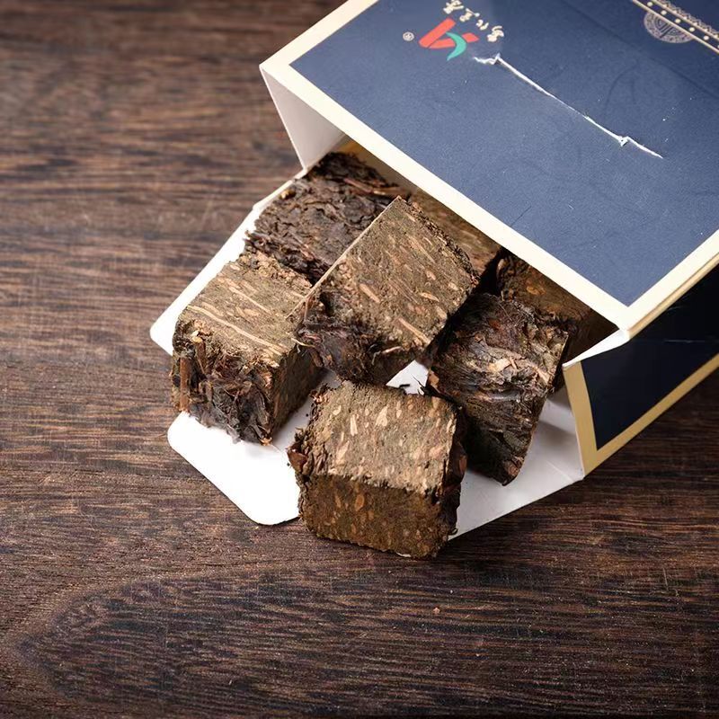 250g Organic Anhua Dark Tea Brick Chinese Black Tea Herbal Energy for Men Women
