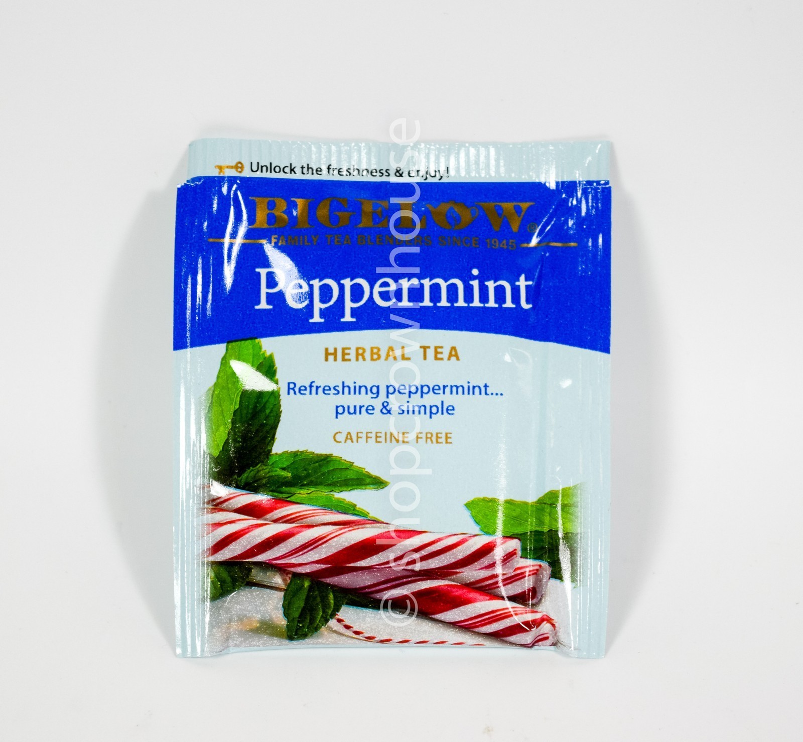60ct Bigelow PEPPERMINT individual wrapped Tea Bags