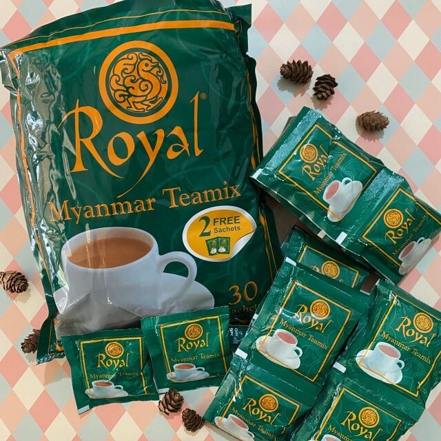 Royal Myanmar tea milk mix 3 in 1 Good taste Solid Milk Tea (30x20g)