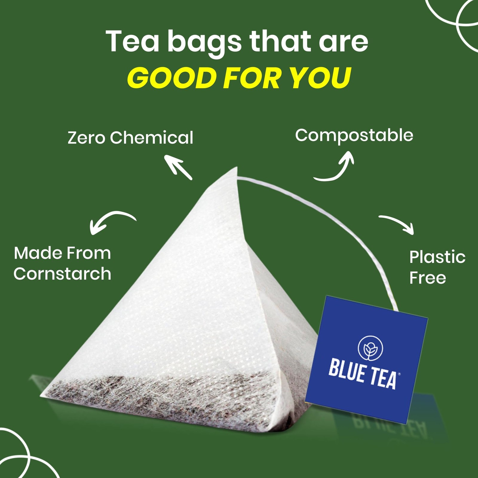– Spearmint Tea – 100 Count – Pyramid Plant Based Tea Bag | PCOS RELIEF | Bal…