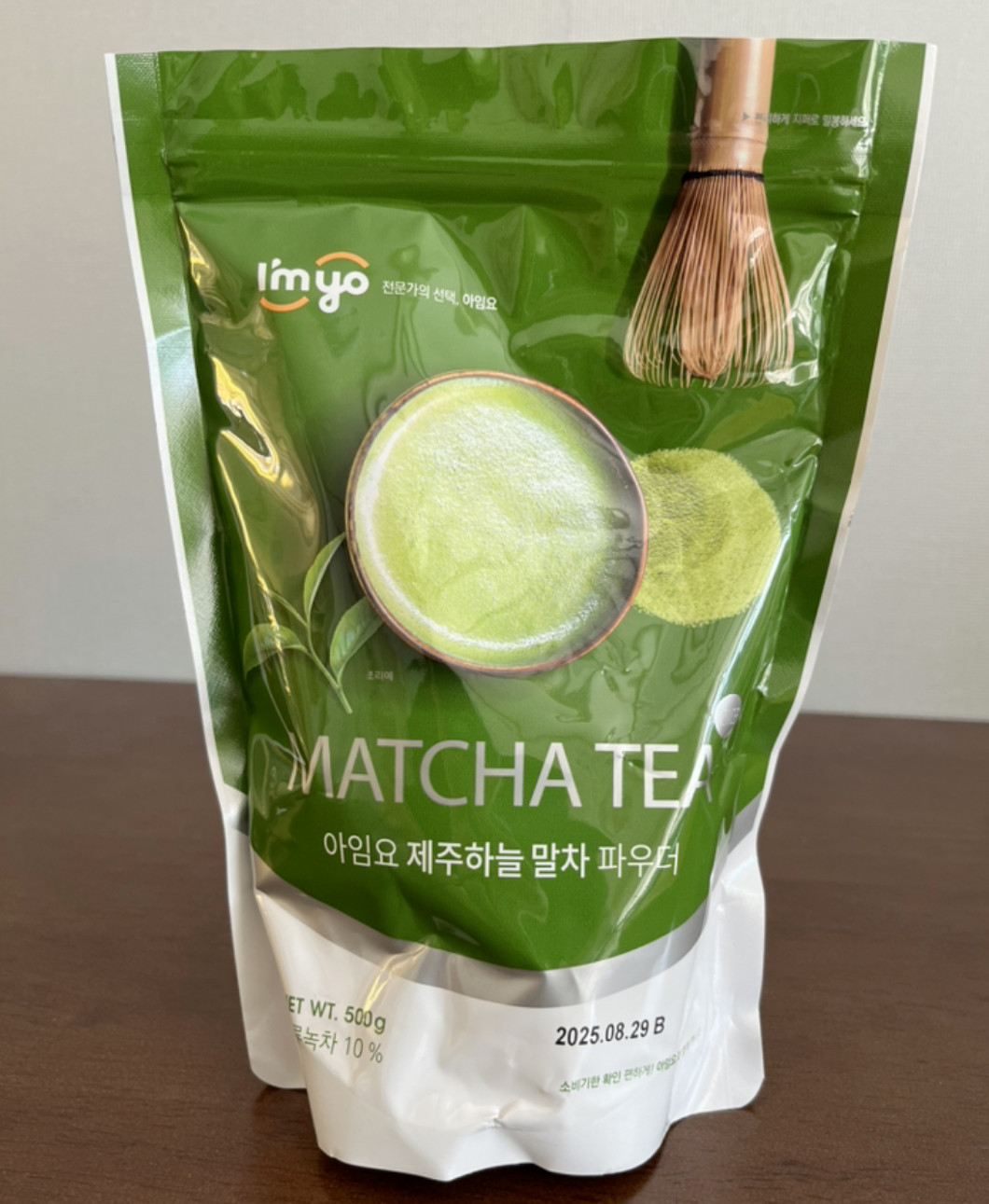 I’myo Jeju Matcha Green Tea Powder 500g 17oz. / Latte, Yogurt, Ice Cream, Baking