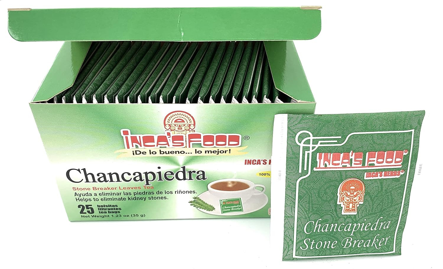 Herb Te Chanca Piedra – Peruvian Stone Breaker Tea Bags (Single Pack – 1.23 Ounc