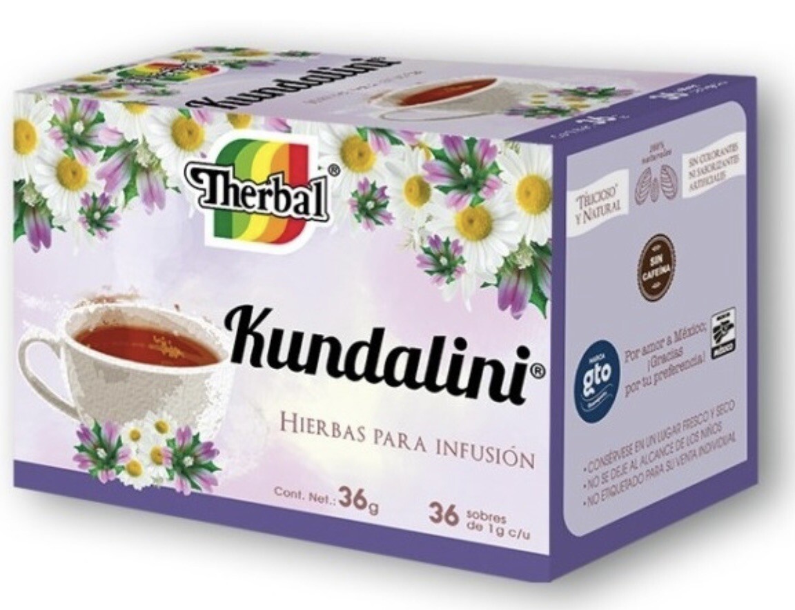 Te Kundalini Therbal 72 tea bags cuachalalate cocolmeca malva y manzanilla