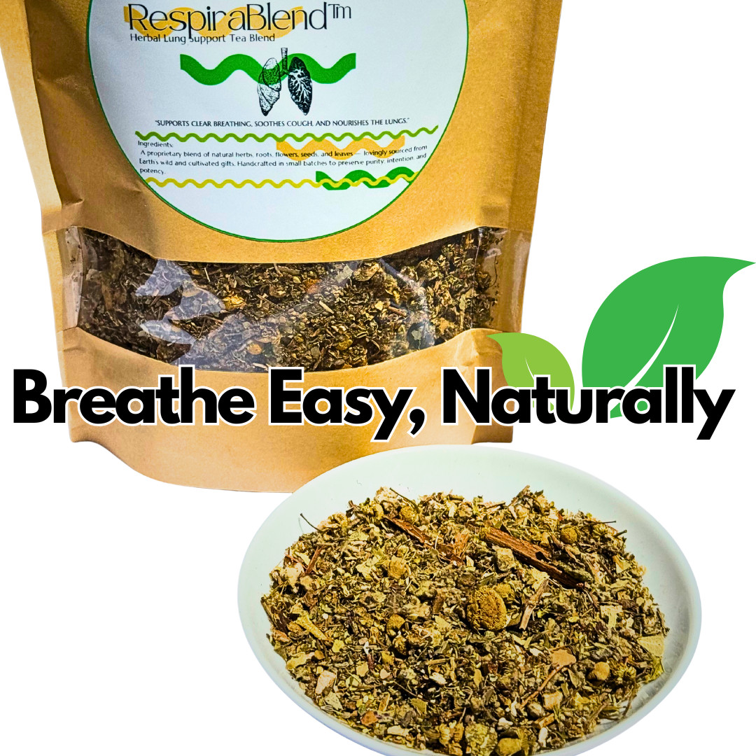 Herbal Lung Loose Tea – Mucus Cleanse Respiratory & Breathing Support 1/3.5 oz