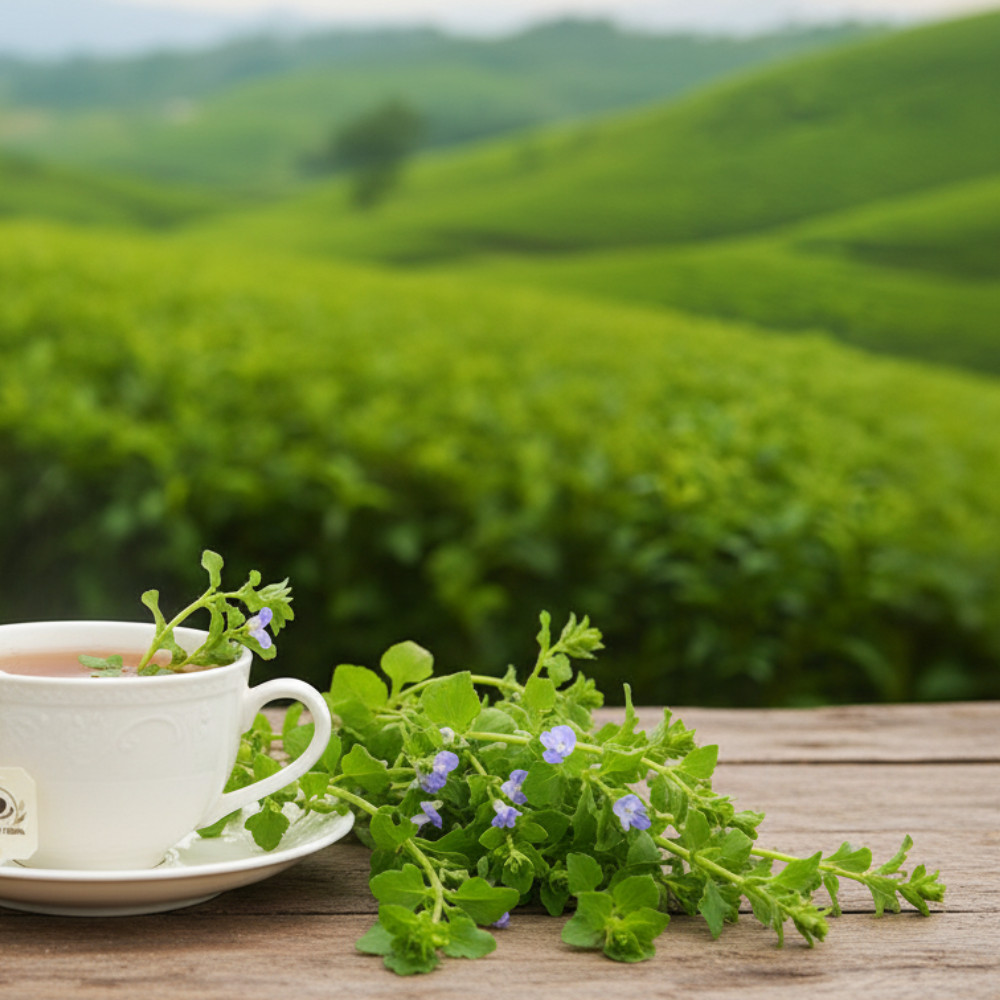 Ceylon Bacopa Tea 25Bags|Organic Lunuwila Brahmi Monnieri Brain Boost Herb Drink