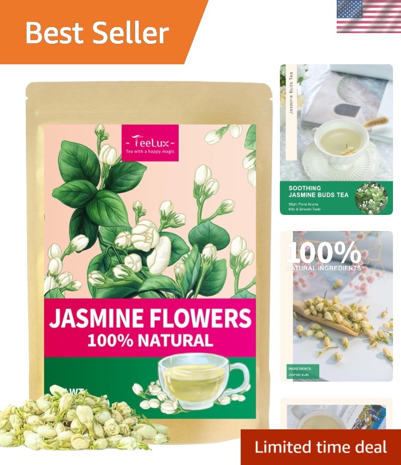 Natural Jasmine Buds – Caffeine-Free Loose Leaf Tea for Custom Blends & Baking