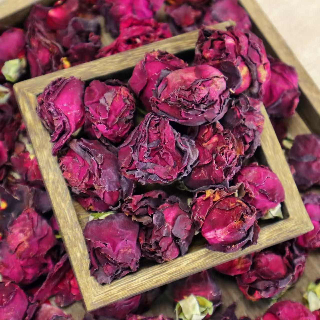 Royal Seafood USA Yunnan Red Rose Edible Rose Tea Dried Flowers 2oz 九龍堂 墨红玫瑰花 玫瑰