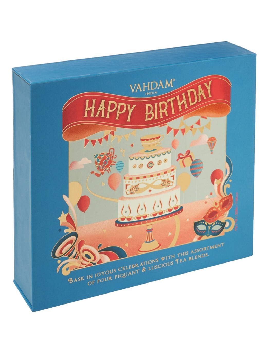 VAHDAM, Happy Birthday, Tea Gift Set, 4 Teas Free Shipping