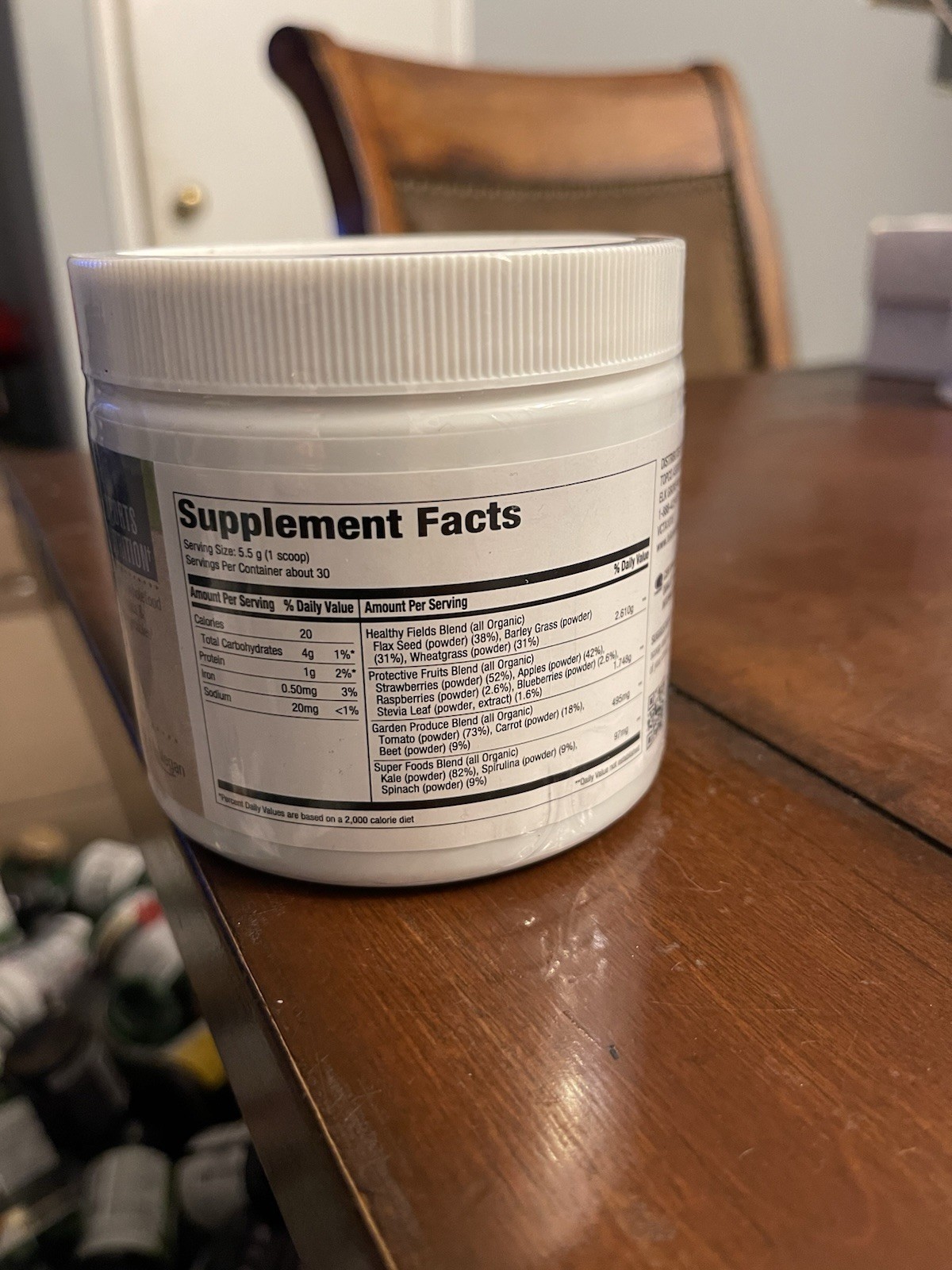 Full Circle Organic Soy Free Green Powder 5.8oz