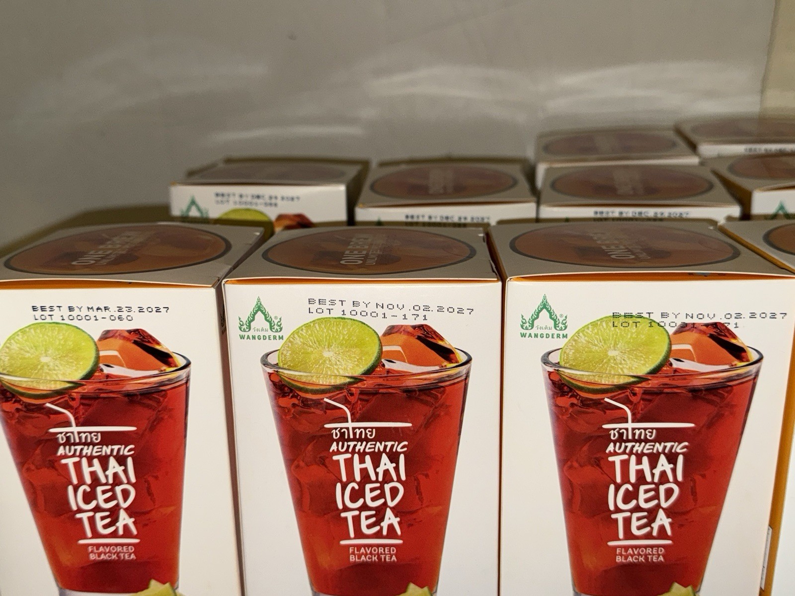 (10) boxes WANGDERM Thai Iced Tea Bags flavored Black Tea