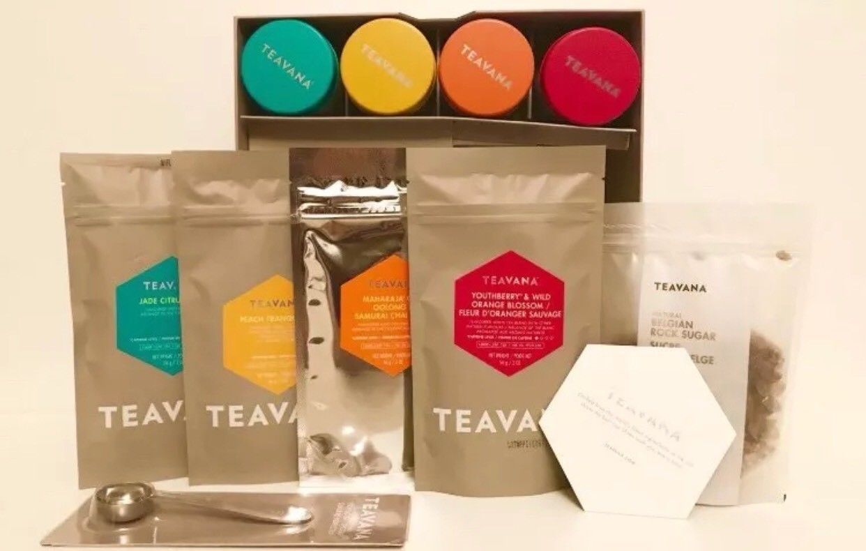 🎅 NEW! 🎄 HOLIDAY FACTORY TEAVANA STEEPING ARTISANAL PLATINUM MAHARAJA KIT🎄🎄