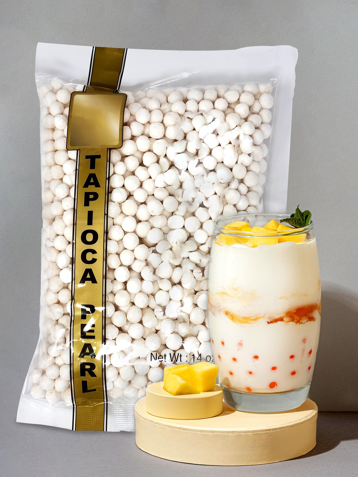 Large Tapioca Boba Pearls Big Sago Balls from Cassava – Best for Bubble Boba …