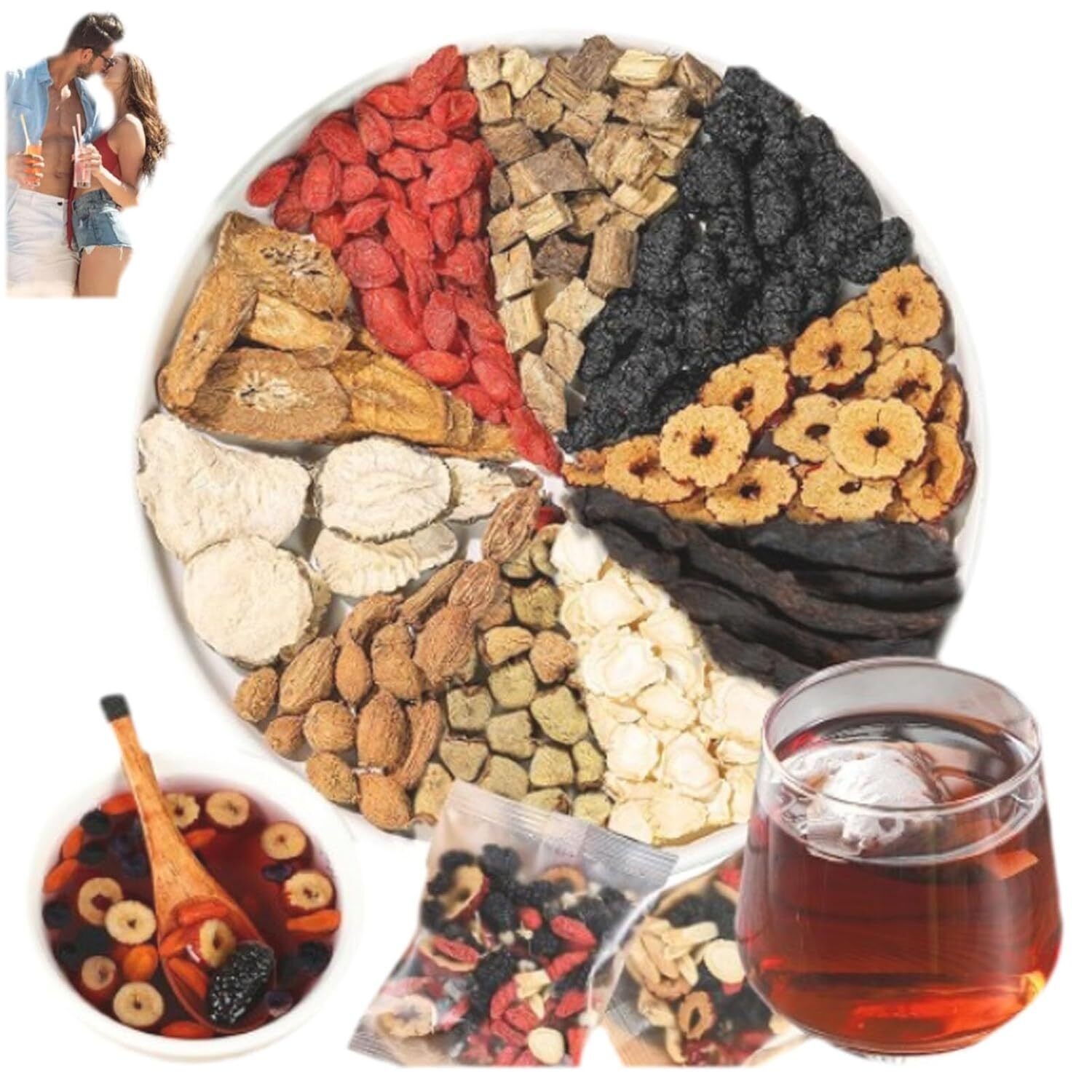 Kidney Tea Formula Ginseng Six Treasure Tea, Kidney Tea Chinese Herbal Tea 2025