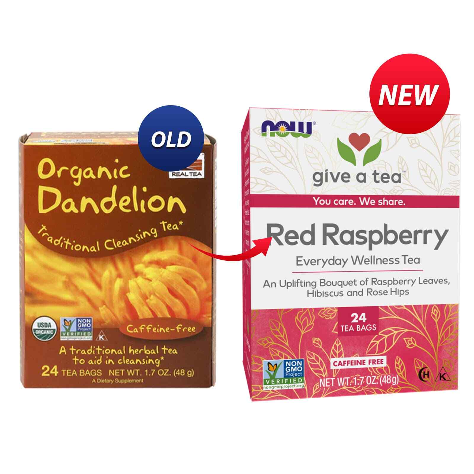 NOW FOODS Women’s Righteous Raspberry Tea 24 Tea Bags