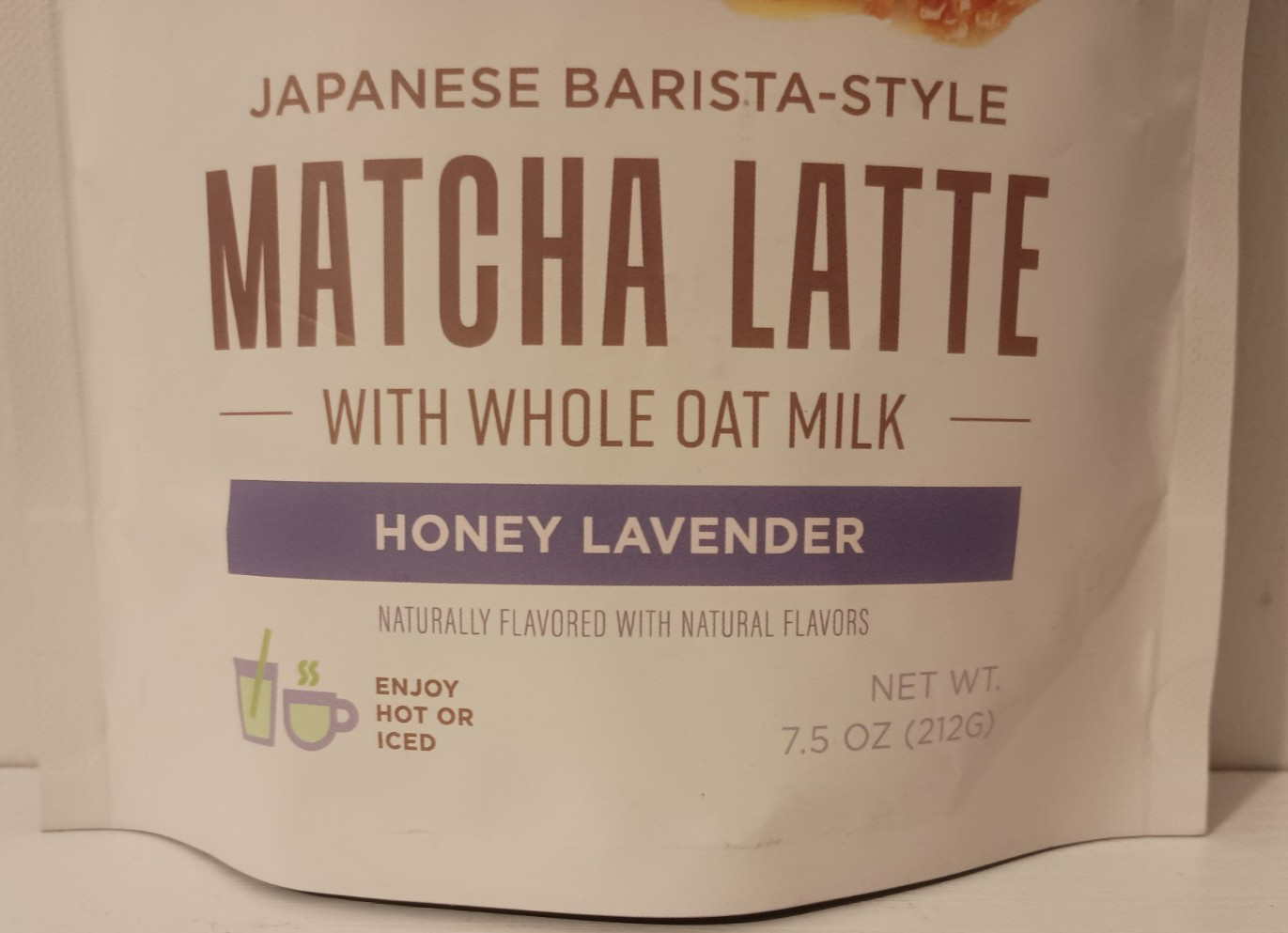 2 Karma Kitchen Japanese Barista-Style Honey Lavender Matcha Latte w/ Oat Milk