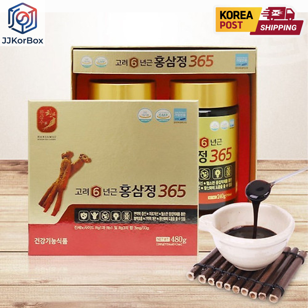 Korean 6 Years Red Ginseng Extract 365, 240g x 2ea