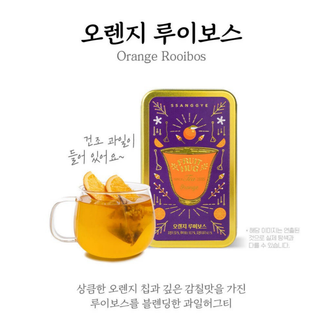 [SSANGGYE] Fruit Hug Tea Can Blended Tea With Fruit Chip