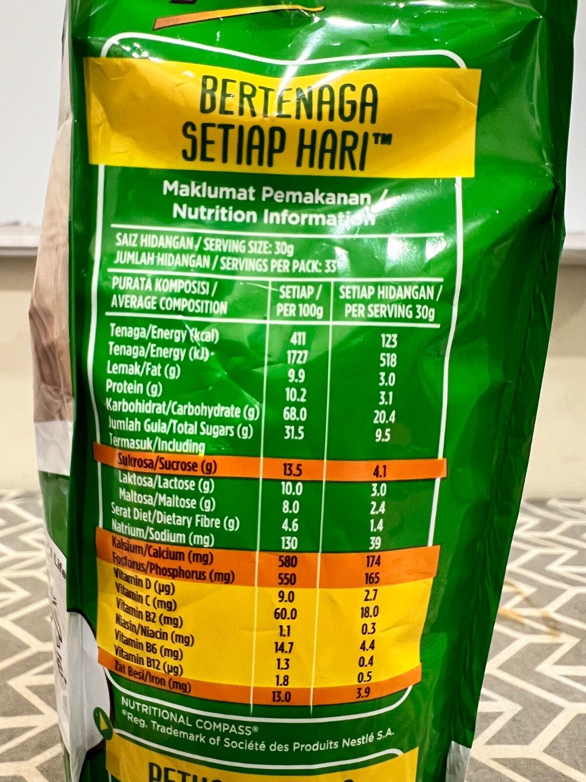 NESTLE MILO Nutritious Chocolate Malt Drink Pack 1Kg + Ekspress Shipping DHL