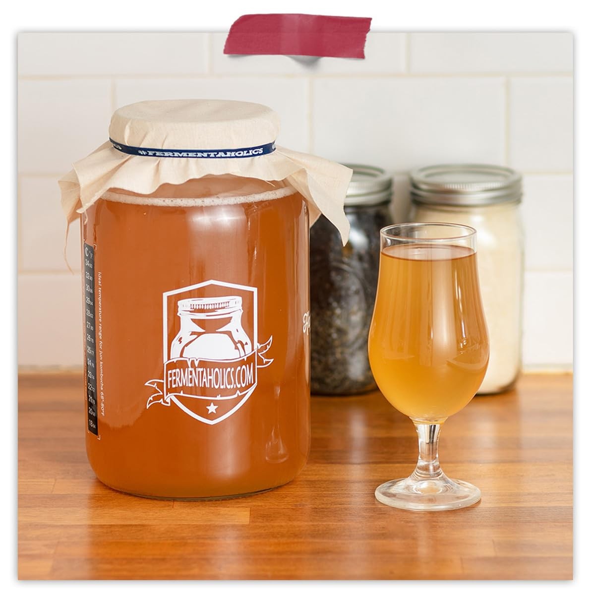 USDA Certified Organic Kombucha Tea Blend 8 oz | Makes 22 Gallons | Kosher Ce…