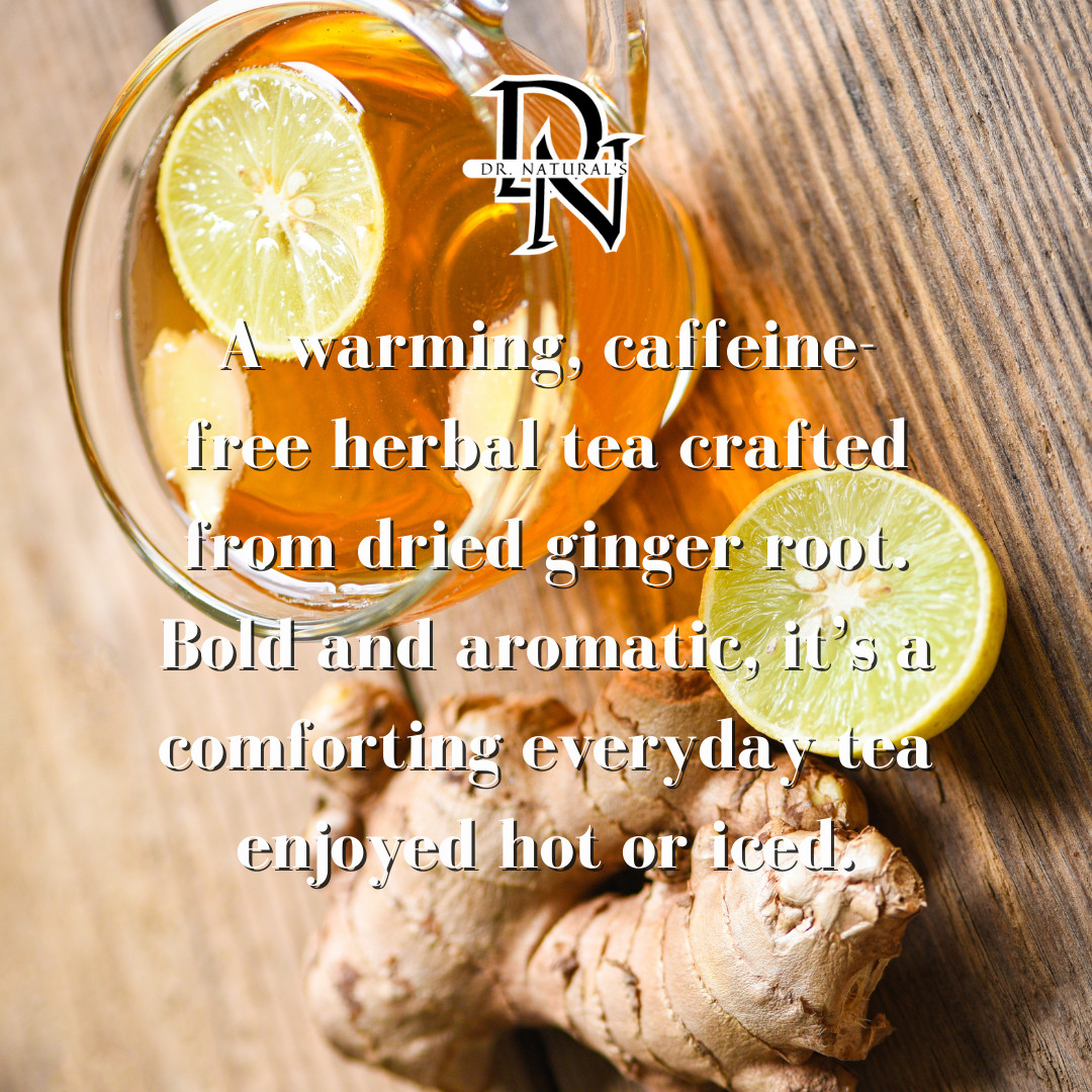 RA Cosmetics – Ginger Herbal Tea – 2.65oz (30 Sachets) Caffeine Free
