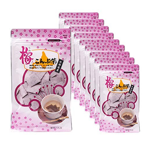 Plum-infused kelp tea made with kelp from Hokkaido 48g x 10 bags