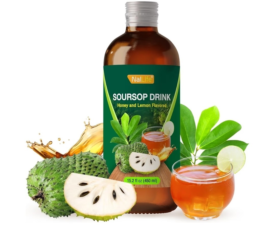 NalLife Soursop Leaves Extract Drink 15.21 oz (450 ml) Concentrated Soursop…